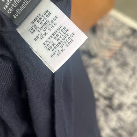 DVF Zarita scoop neck lace dress navy 6 - Picture 8 of 8